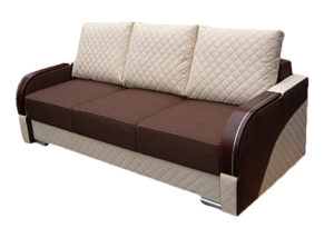 Brązowa sofa wypoczynkowa